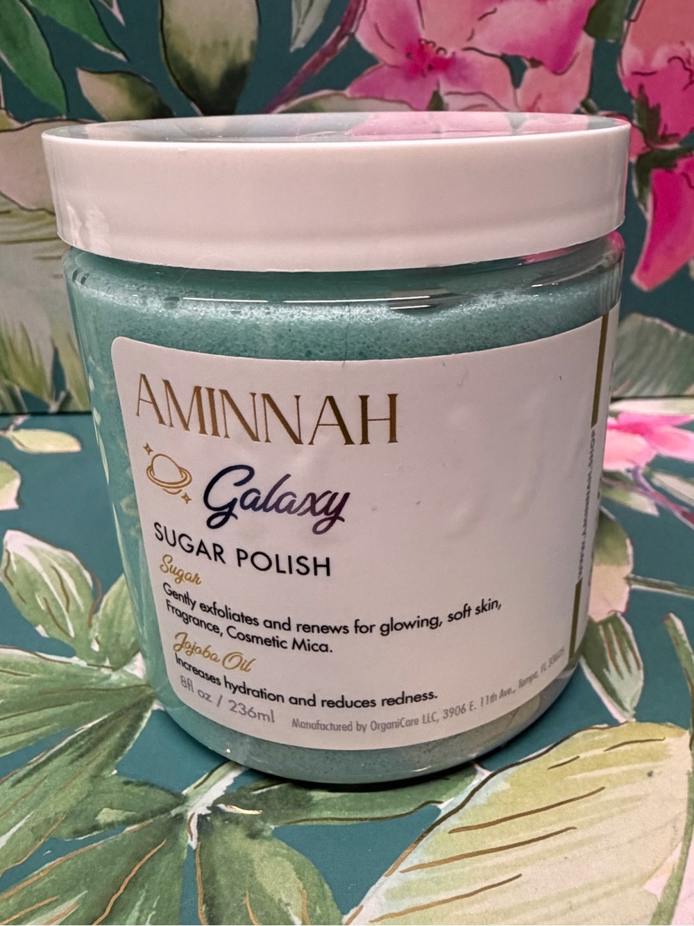 Aminnah Galaxy Sugar Polish Exfoliating Body Scrub 8 oz
